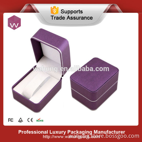 single watch packaging display black plastic box